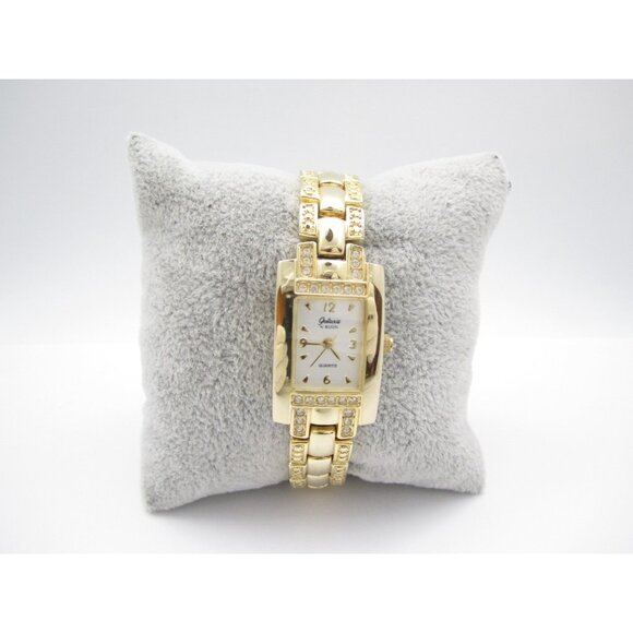 Women Galaxie By Elgin Quartz WR Analog 19mm Tank Watch (H936) "New Battery" - Picture 5 of 10